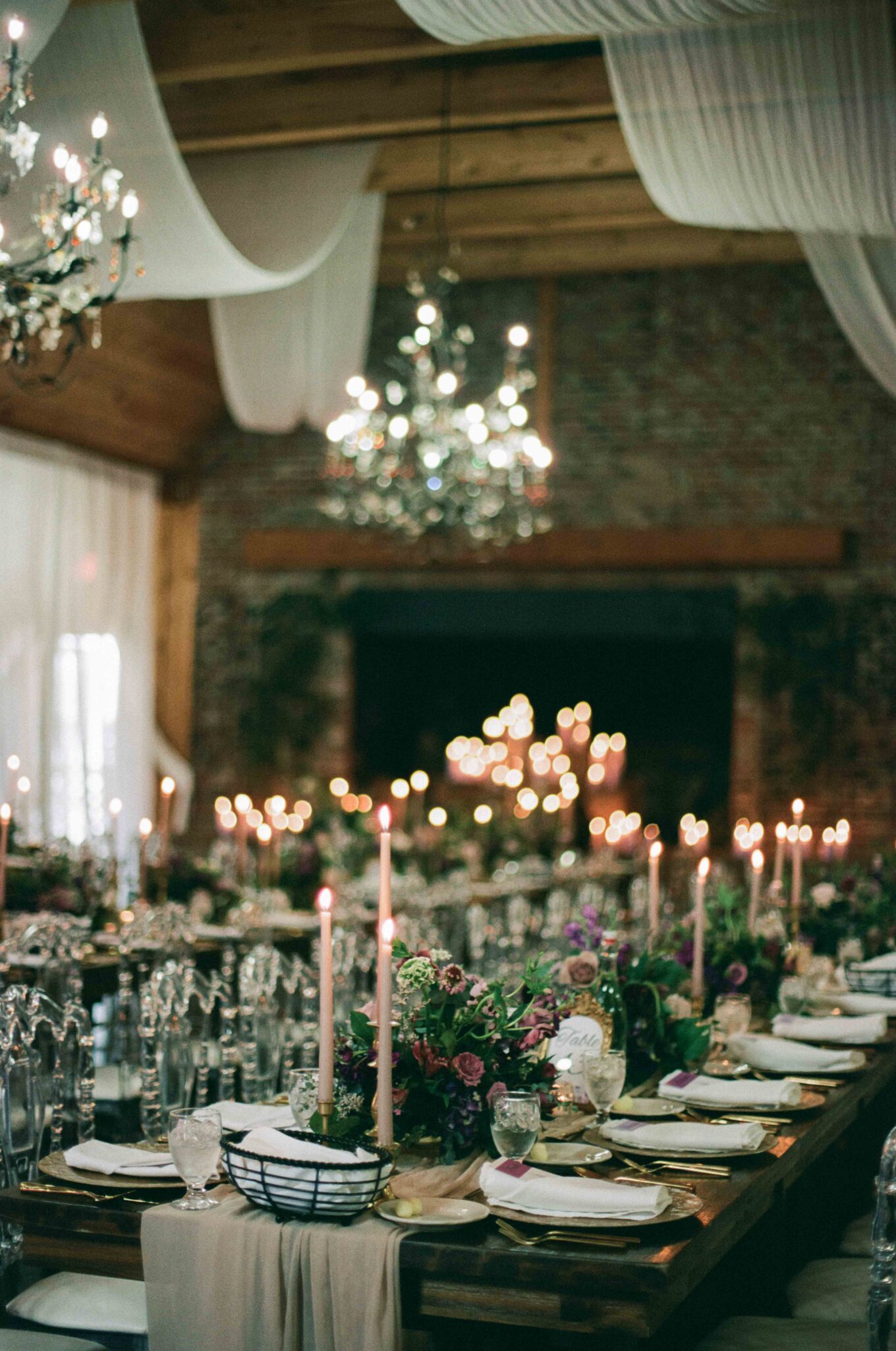 35mm film photography of a wedding in asheville, nc