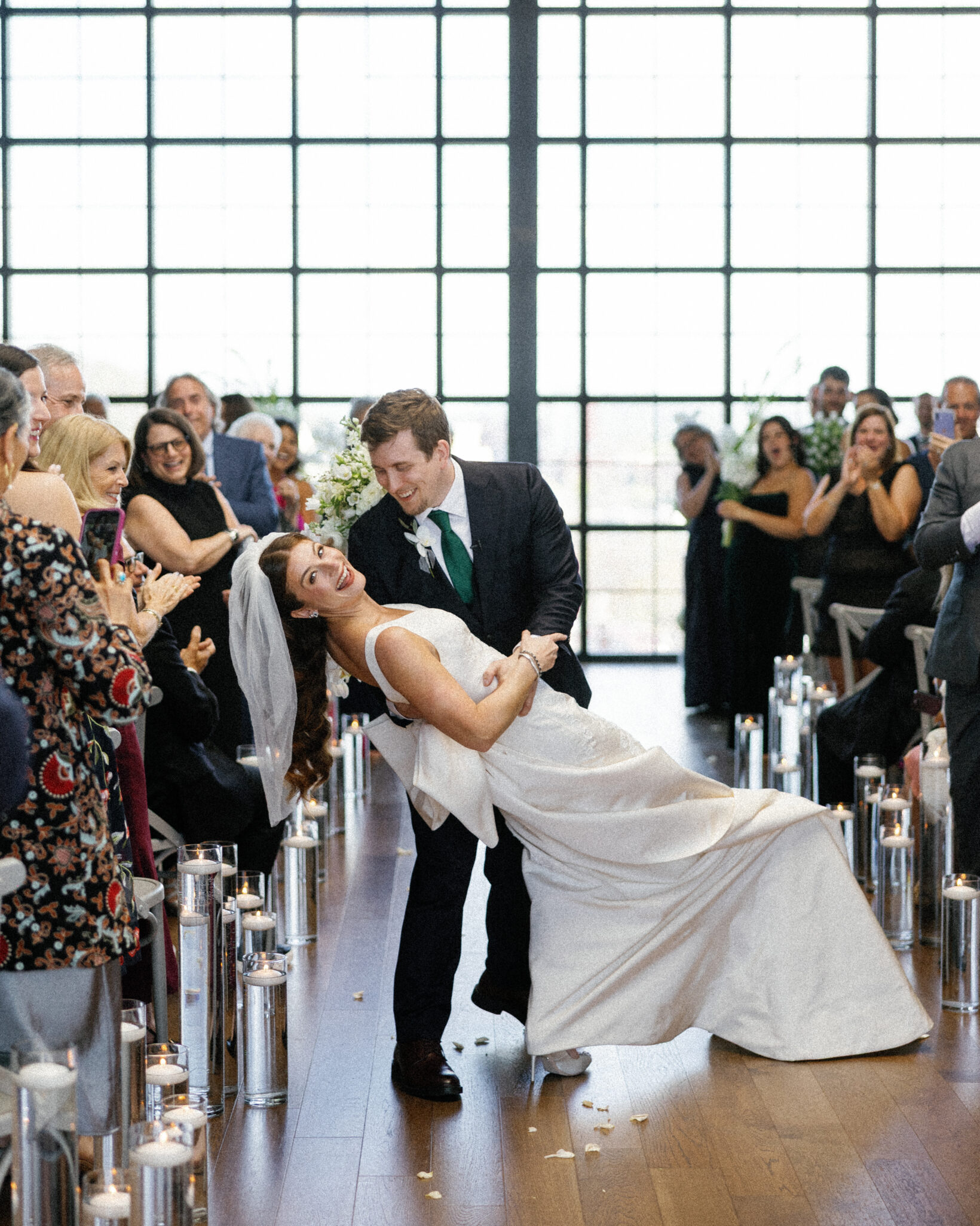 Wedding ceremony celebrations at The Restoration Asheville