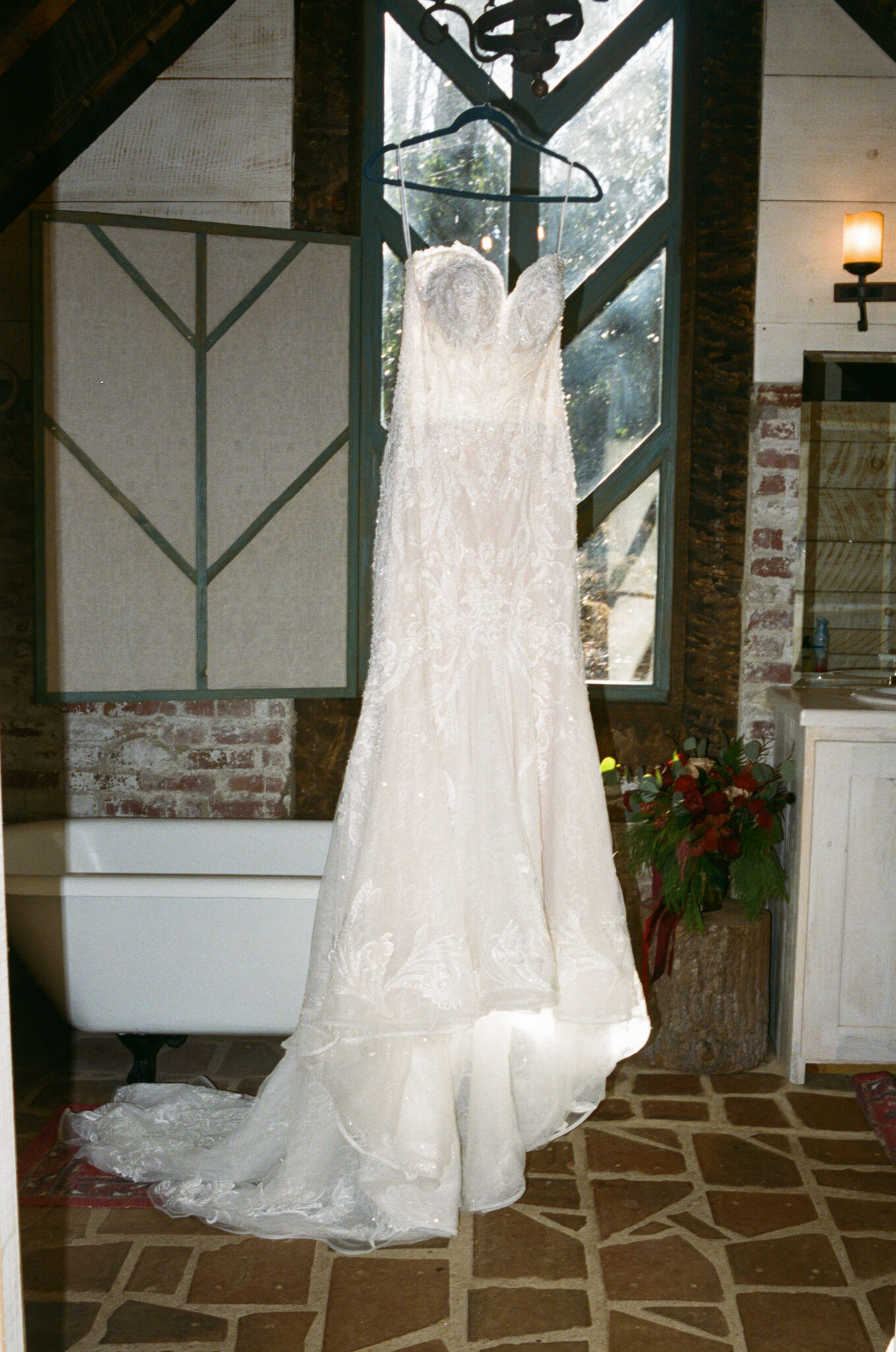 35mm film wedding photography asheville - douglas ellington house