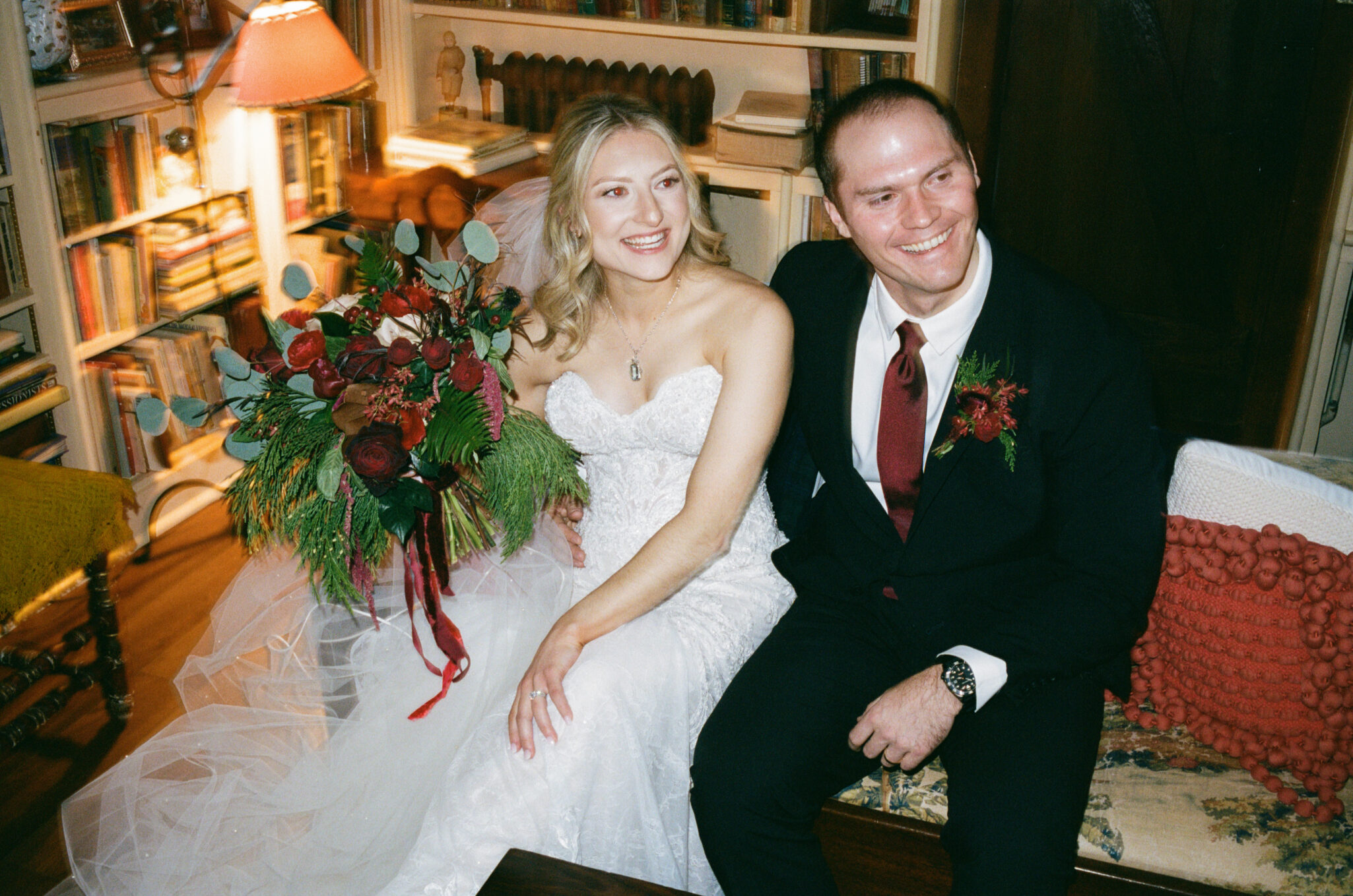 35mm film wedding photography asheville - douglas ellington house