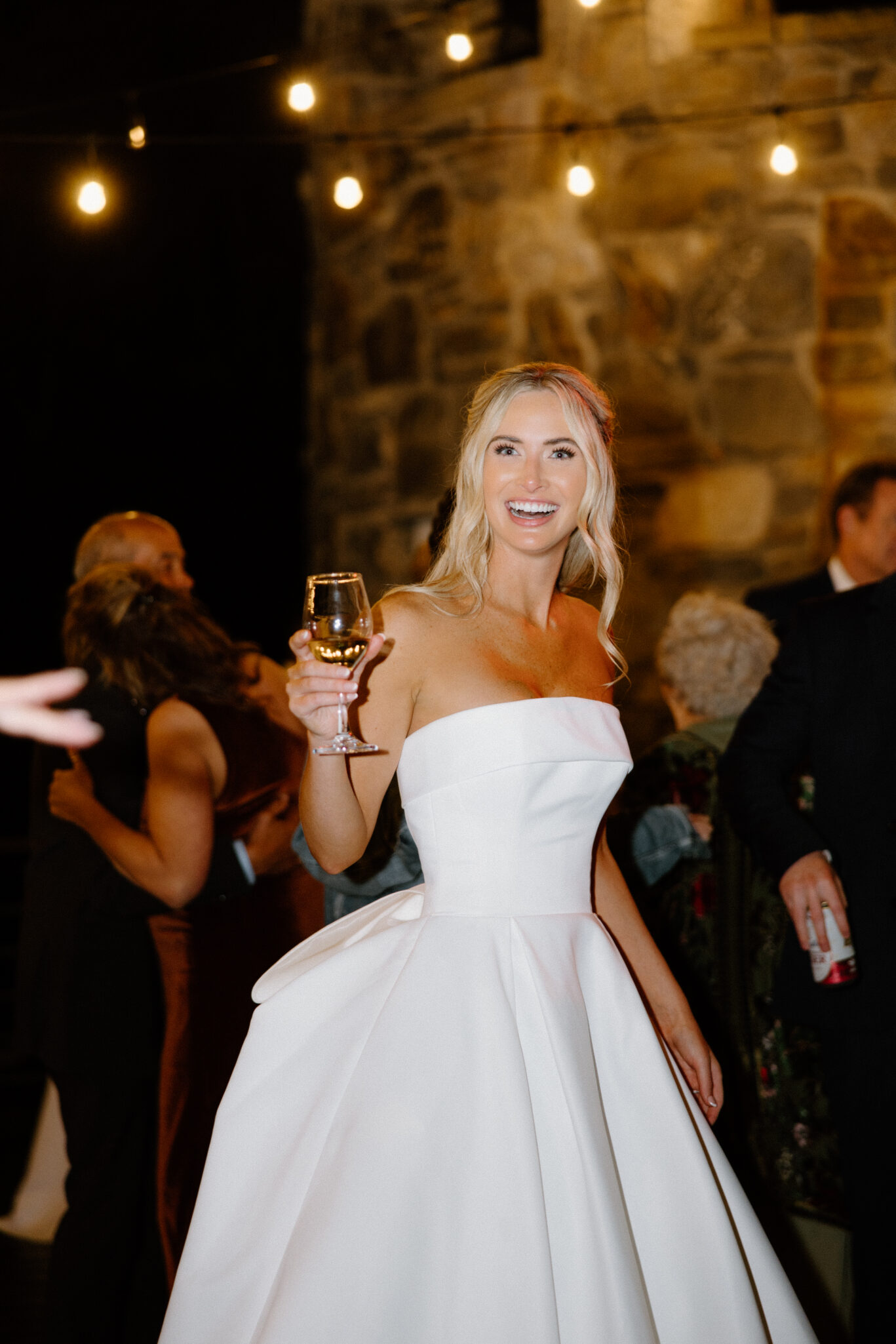 Fall Mountaintop mansion Wedding bride at Castle Ladyhawke 