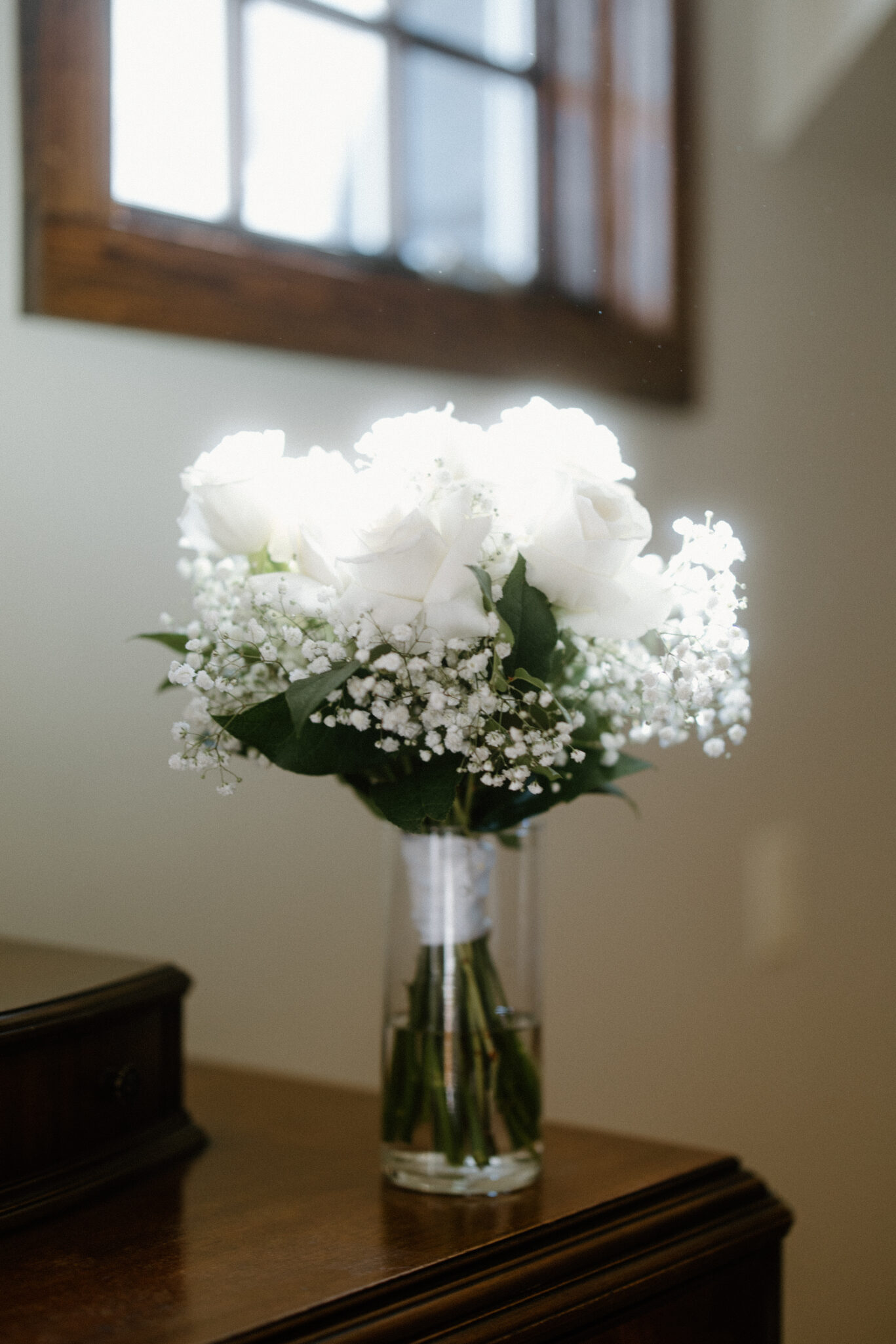 wedding flowers bouquet in the sunlight