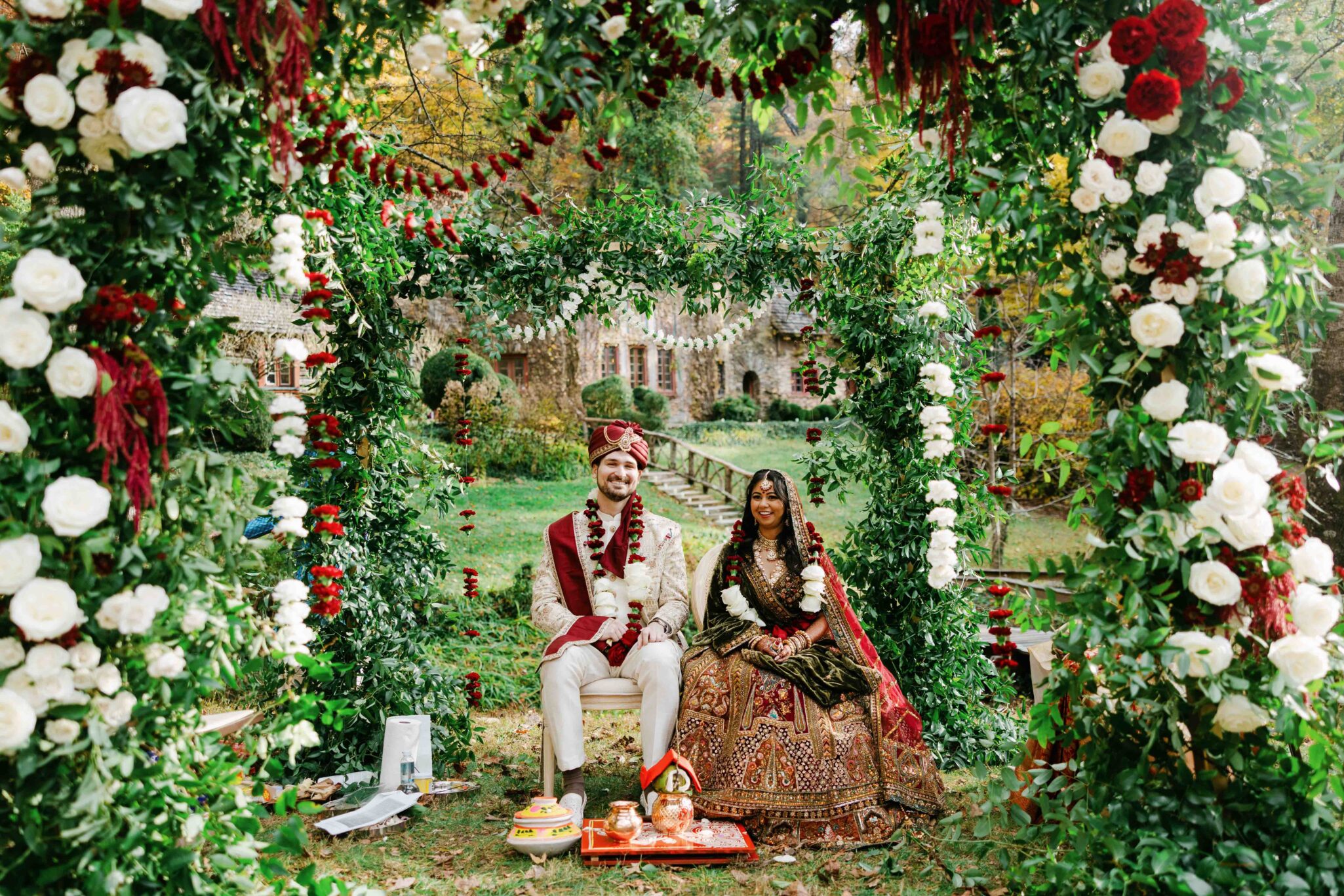 Baraat moment captured with documentary-style photography at the Douglas Ellington House.